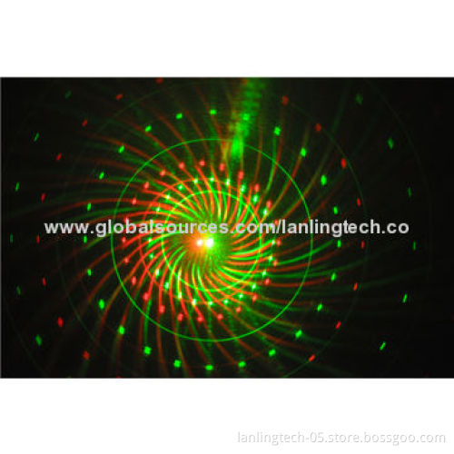 Beautiful Mini Stage Christmas Party Light 4 Gobos RG